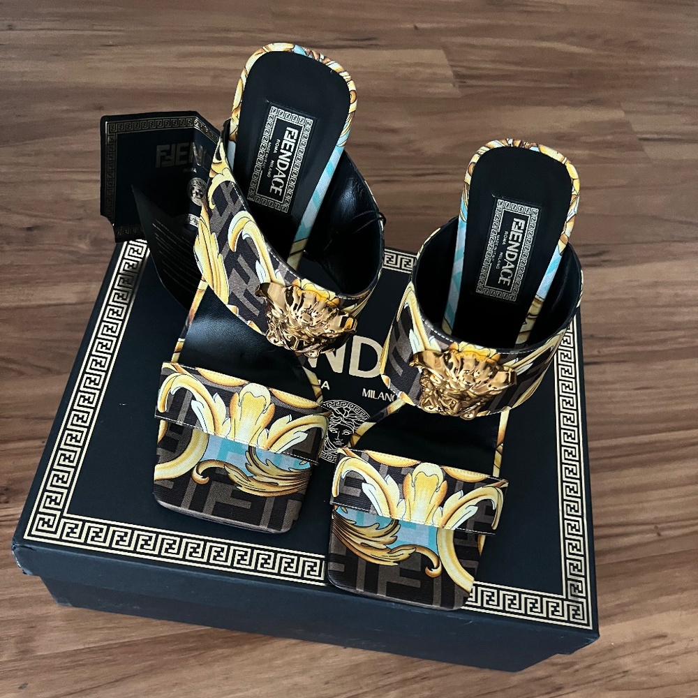 Authentic Versace Fendi heels